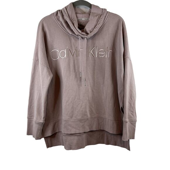 Calvin Klein Womens Pink Turtleneck Sweater Size Large - Picture 1 of 4